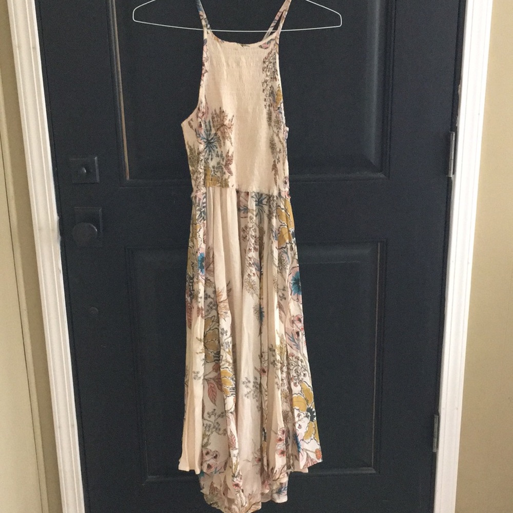 Free People Seasons In The Sun Floral Midi Dress